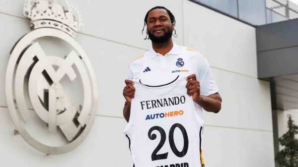 Angolano Bruno Fernando próximo do título pelo Real Madrid