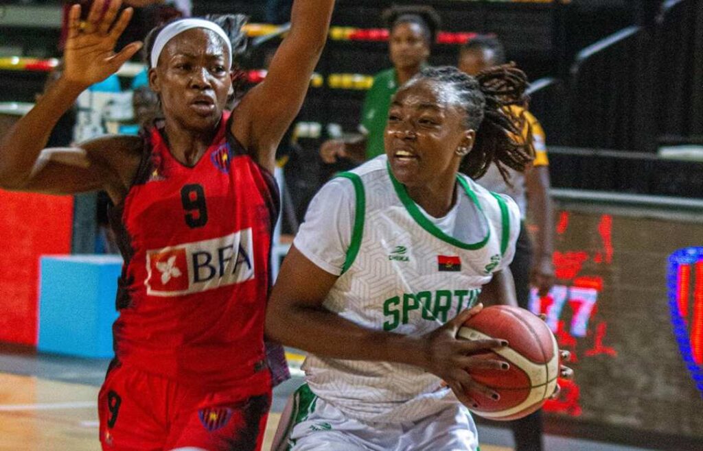 Sporting a um jogo do título inédito em basquetebol feminino